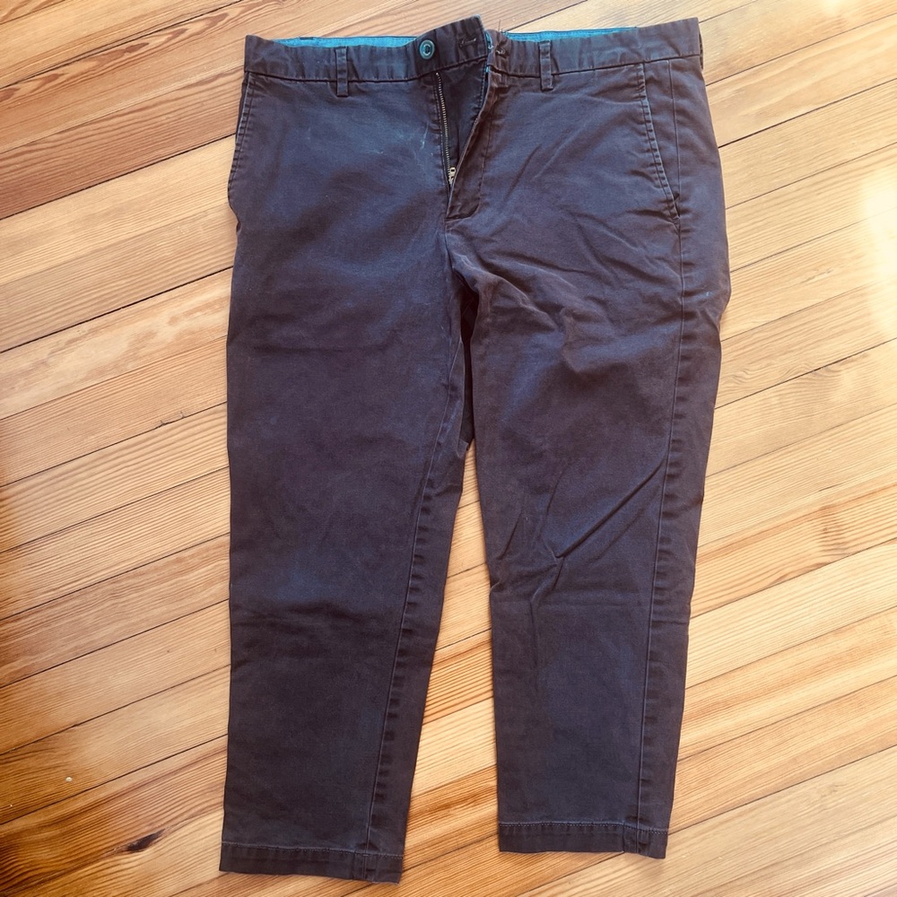 Banana Republic Mason Chino 34 x 30 Brown Pants